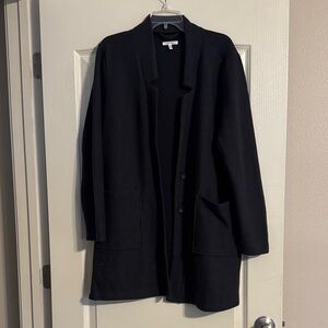 NEVER WORN Women's charcoal gray coatigan